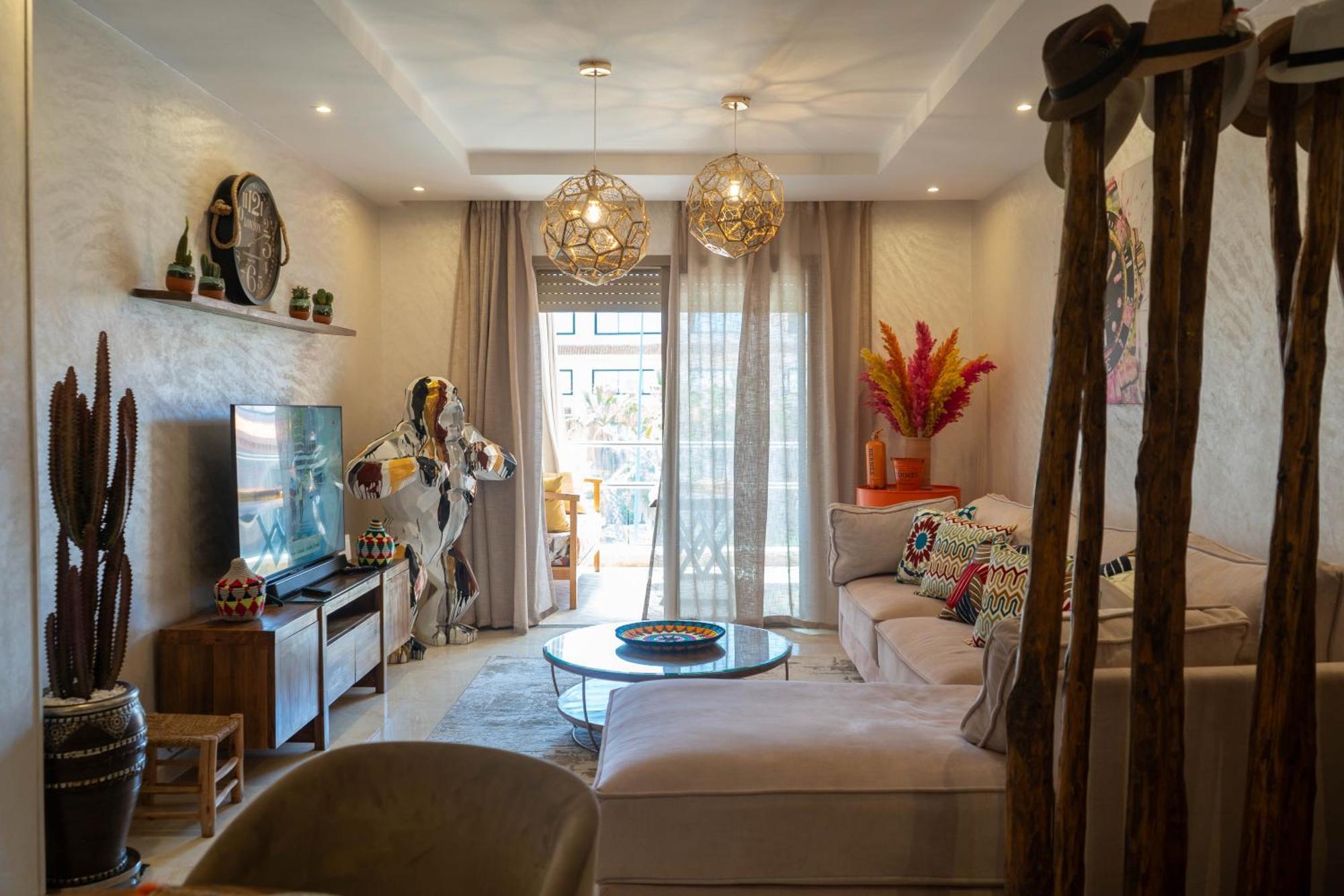 Apartamento Magnifique Moderne De 2 Avec Piscine A 10 Min Du Centre De Marrakech Marrakesh